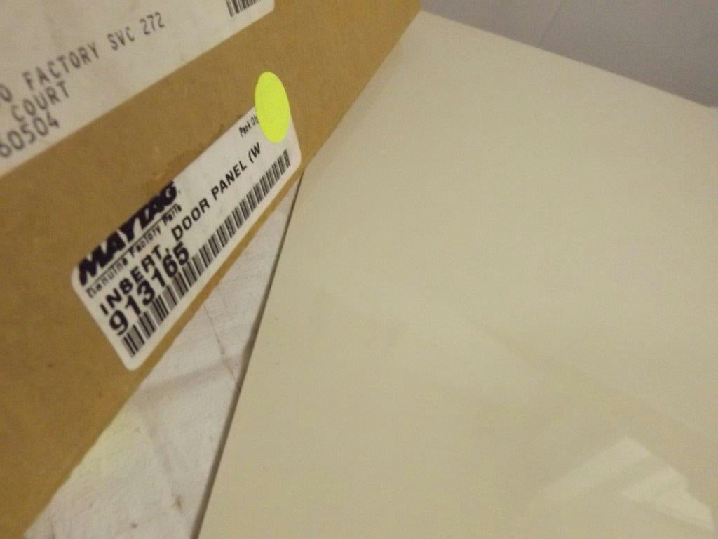 MAYTAG WHIRLPOOL DISHWASHER 913165 FRONT PANEL INSERT (WHITE/ALM) NEW MAYTAG WHIRLPOOL DISHWASHER 913165 FRONT PANEL INSERT (WHITE/ALM) NEW
